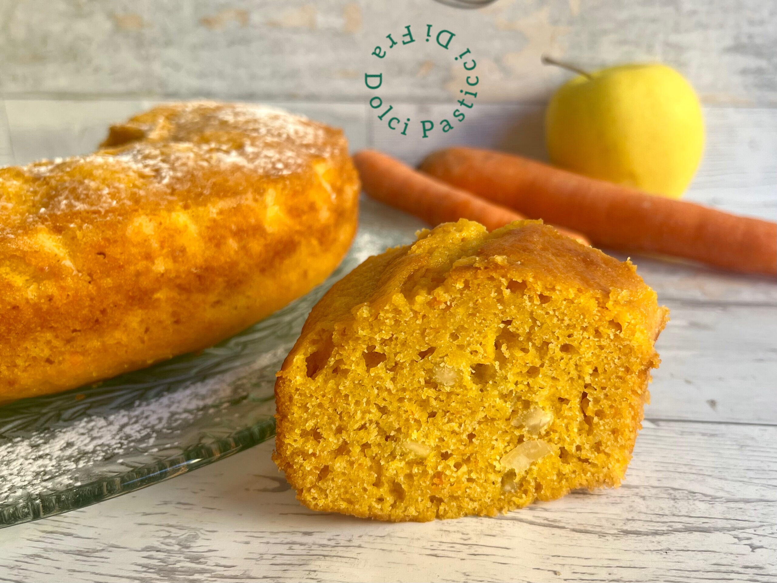 Gâteau aux pommes et carottes sans gluten