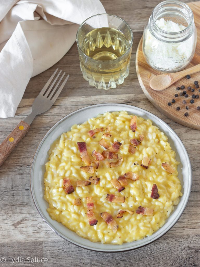 risotto à la carbonara