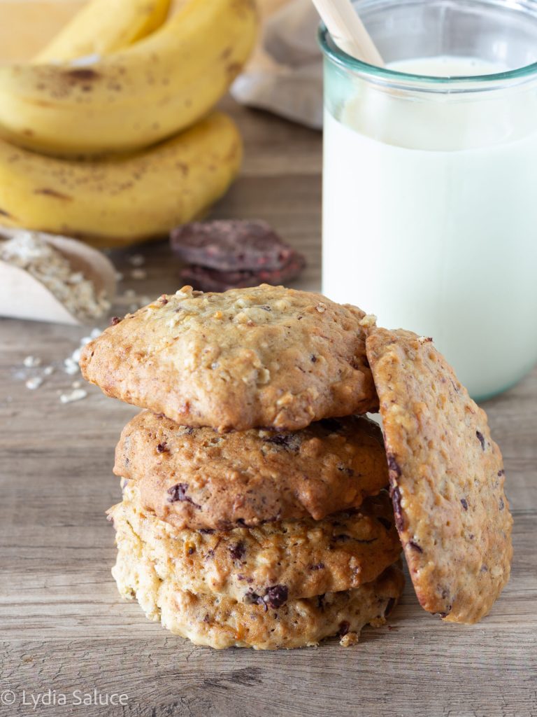 biscuits aux flocons d'avoine et banane