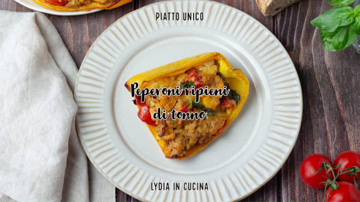 Poivrons farcis au thon, recette très facile