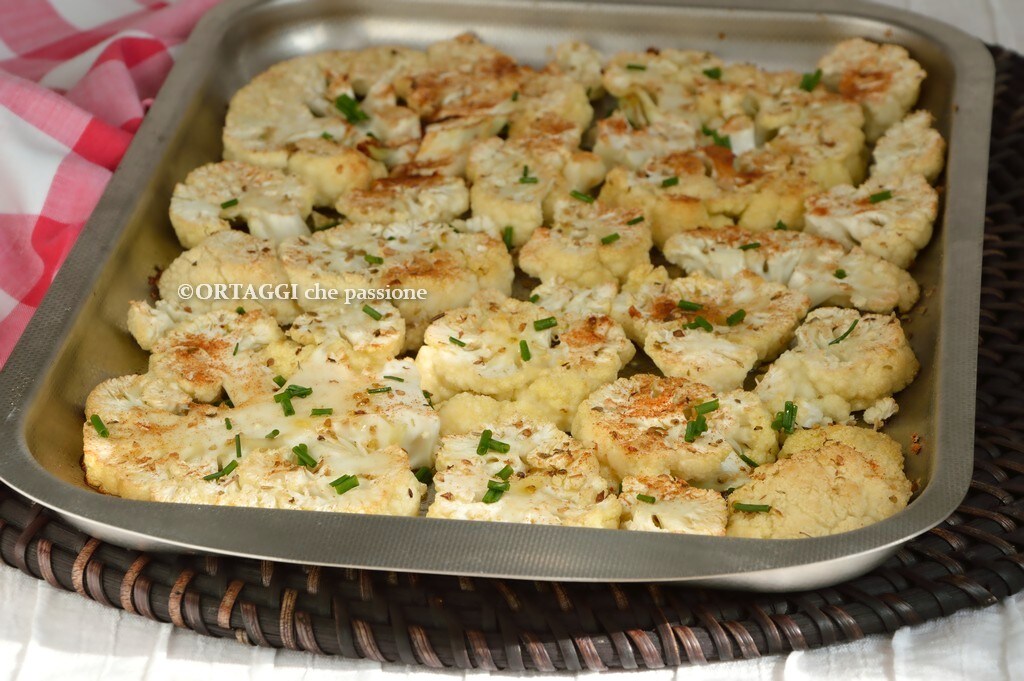 chou-fleur au four sans béchamel