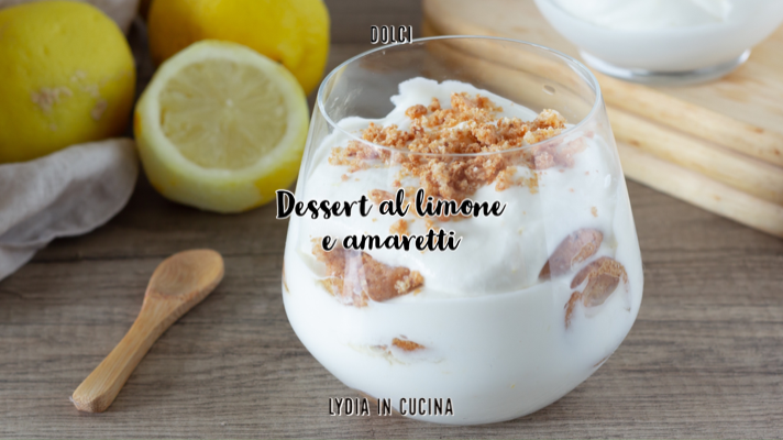 Dessert au citron et amaretti