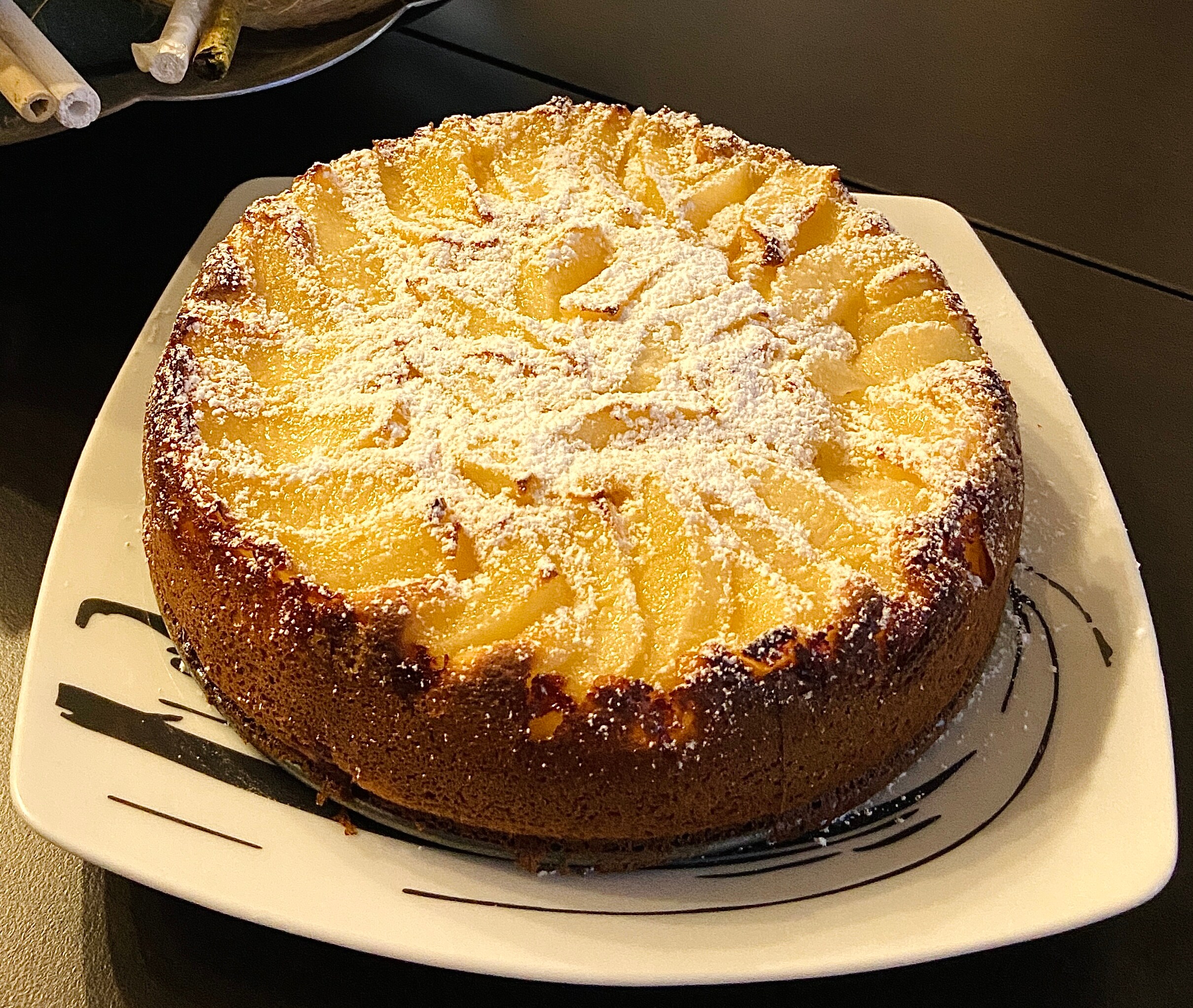 Gâteau ricotta et poires