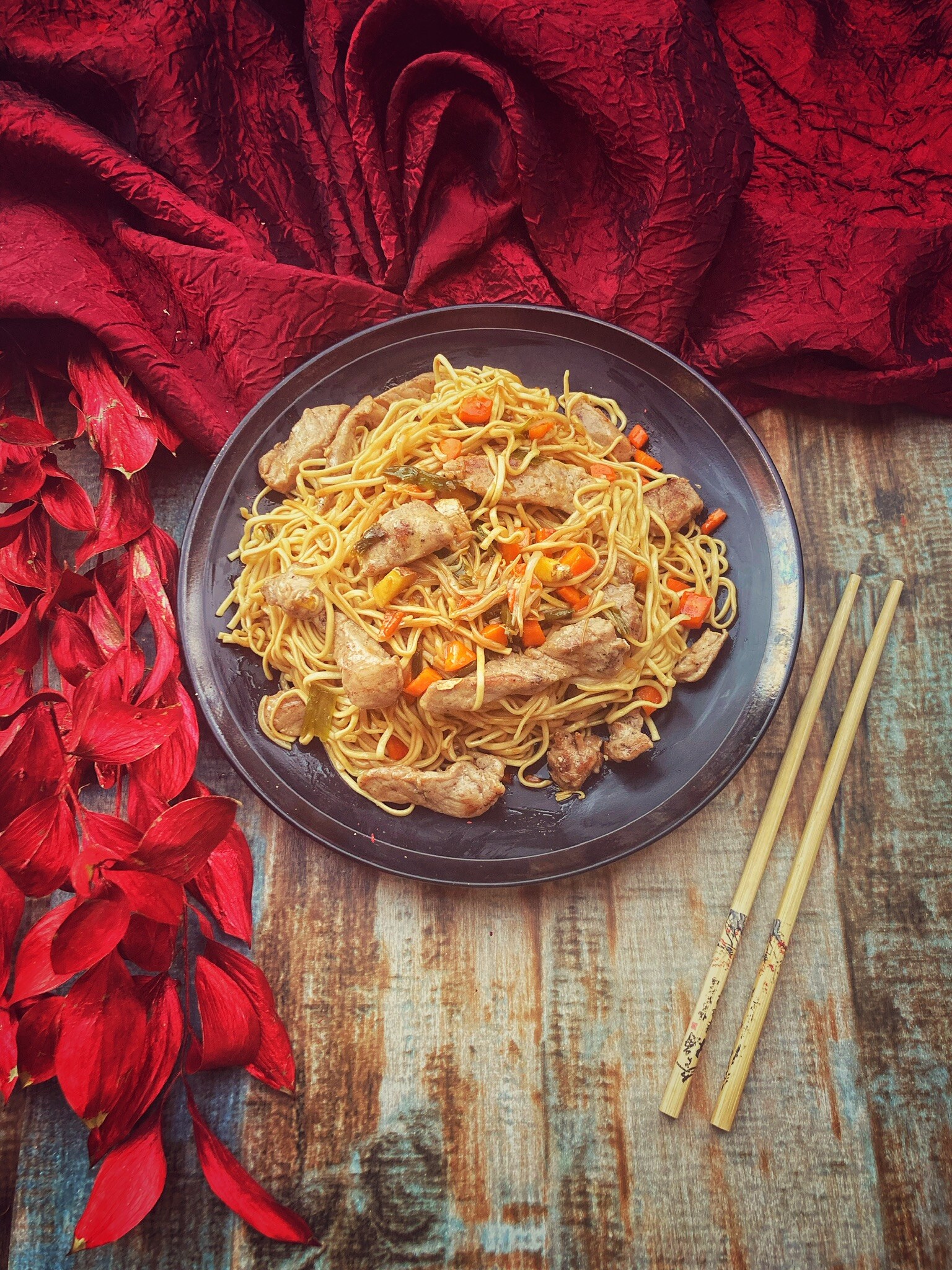 Chow Mein au Porc (Chine)