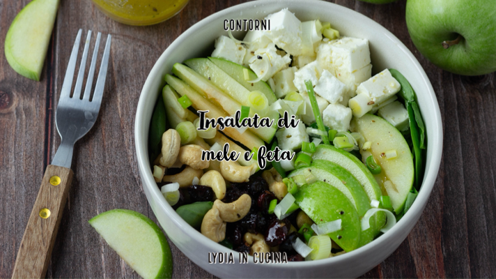 Salade de pommes et feta grecque