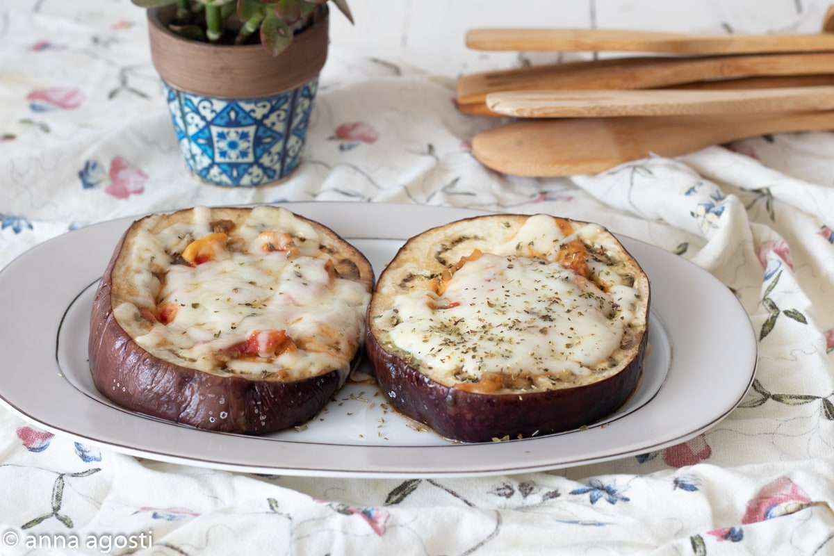 Anneaux d’Aubergines Farcies