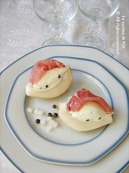 poires avec jambon