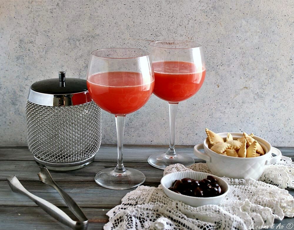 Apéritif estival pastèque et prosecco