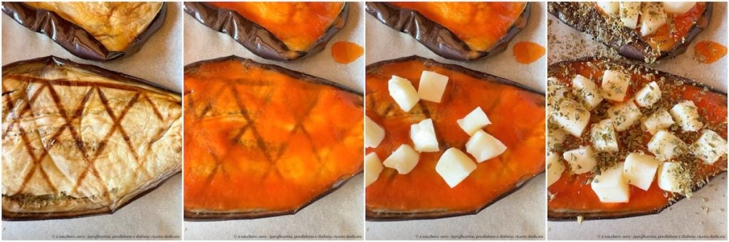 Aubergines à la pizzaiola light pas à pas