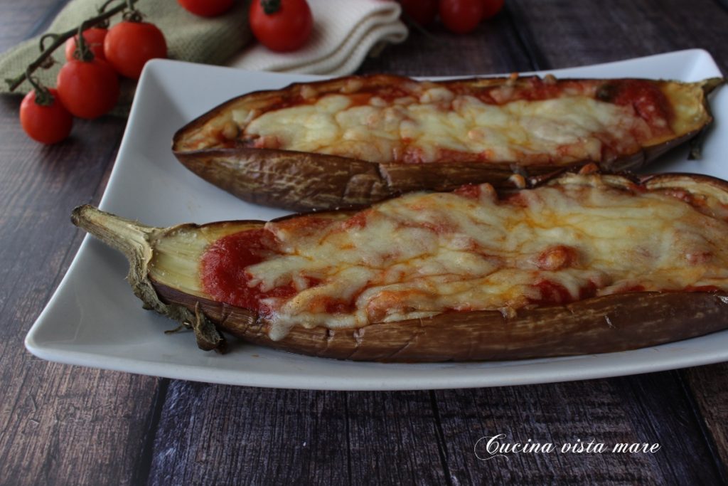 Aubergines à la sorrentina Cuisine vue sur mer