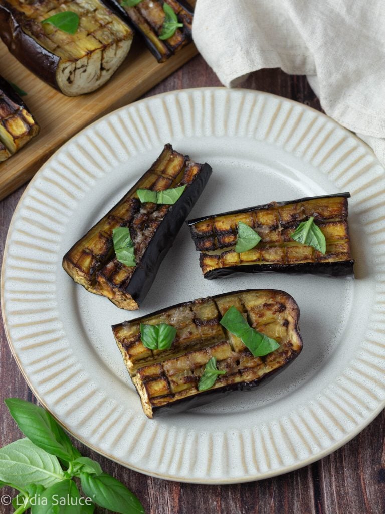 Aubergines spaccatelle à la friteuse à air