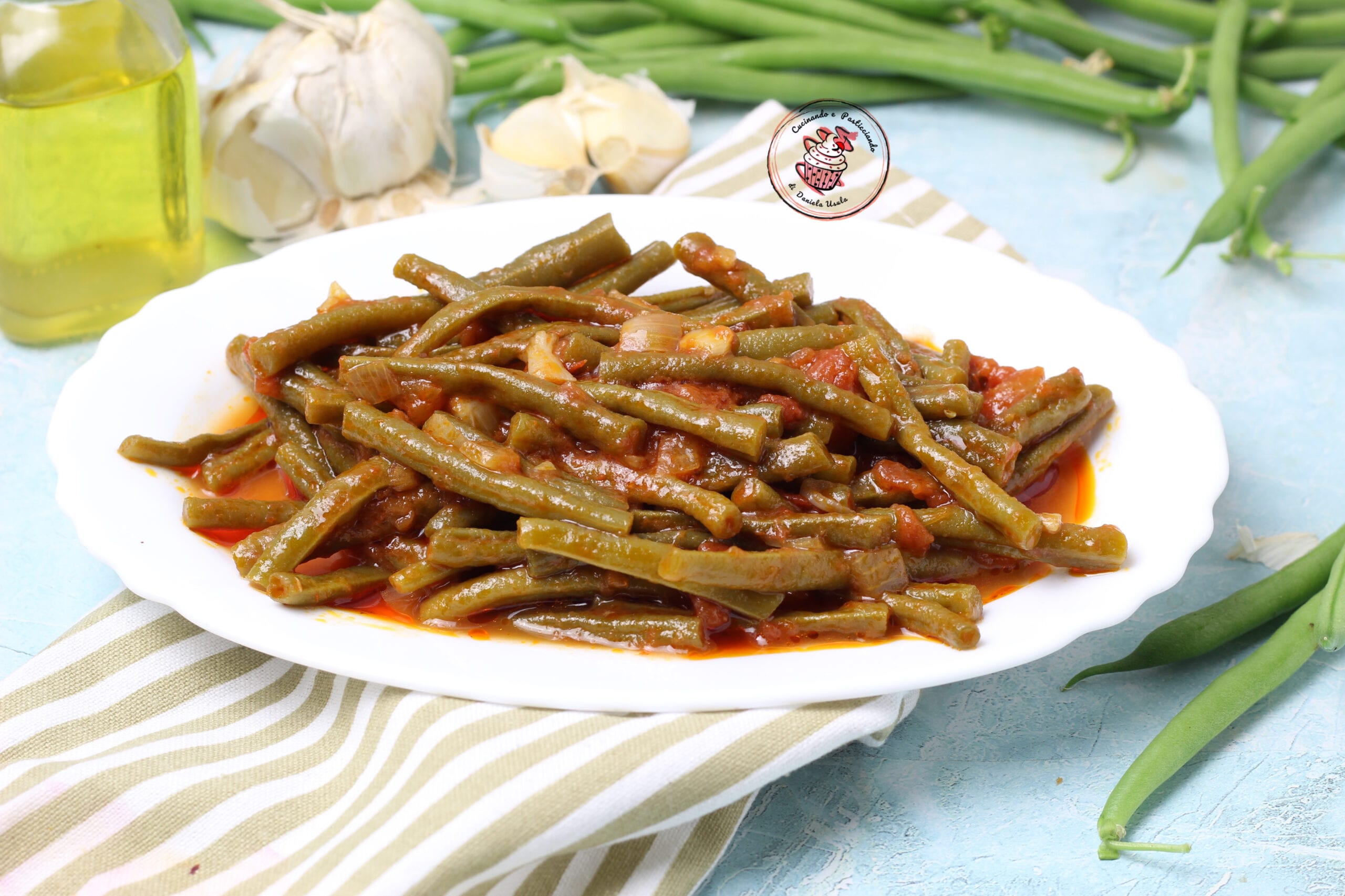 Haricots verts à la tomate