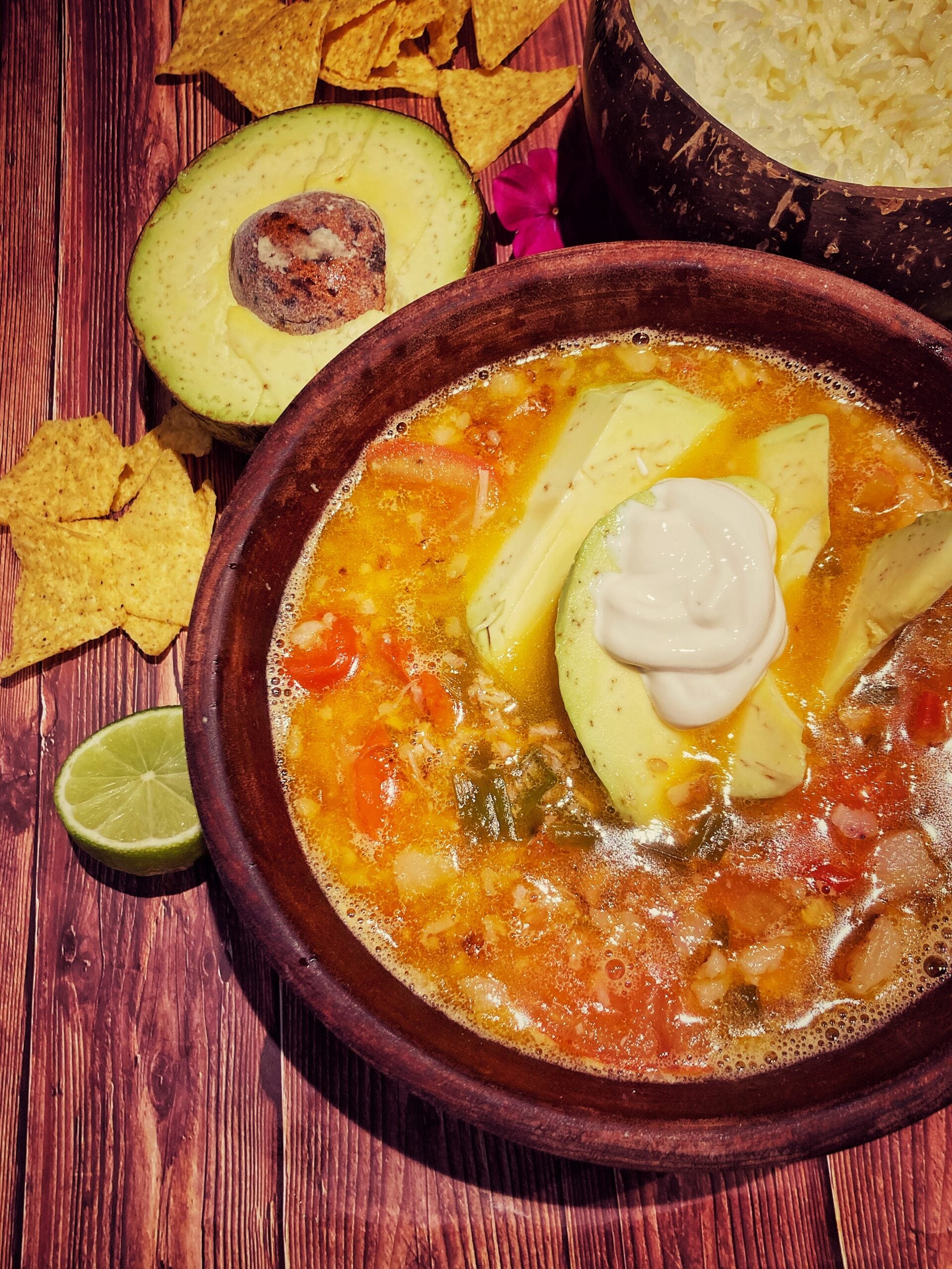 Sopa de chicarrón (Mexique)