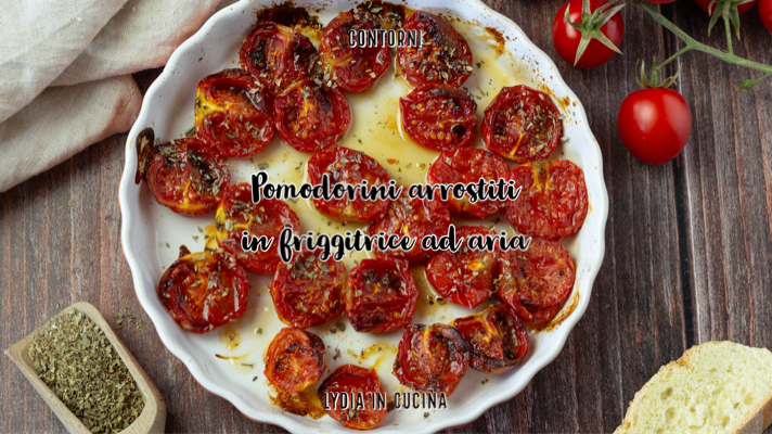 Tomates cerises rôties à la friteuse à air