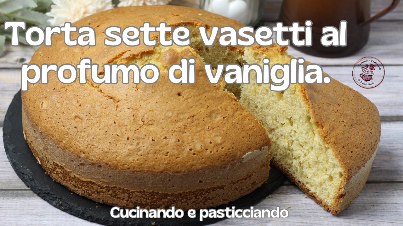 Gâteau moelleux 7 pots au parfum de vanille