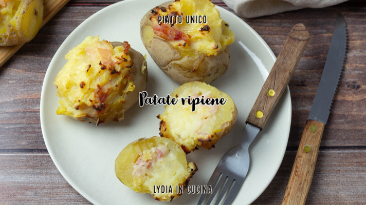 Pommes de terre farcies au four