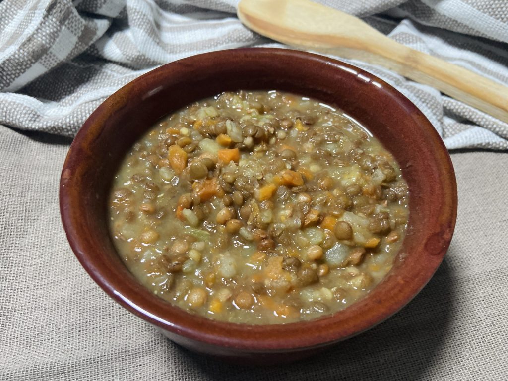 Lentilles en sauce