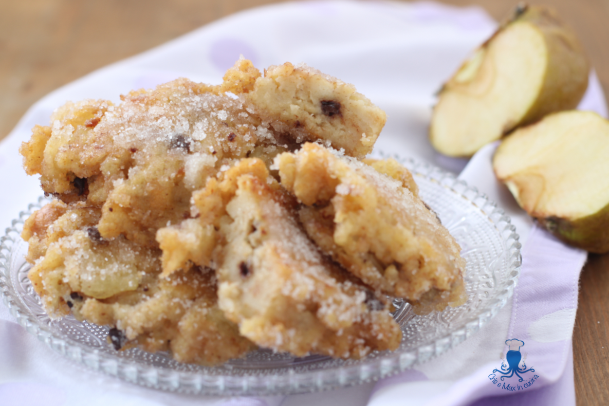 Beignets de pain et pommes, recette de recyclage avec et sans Bimby