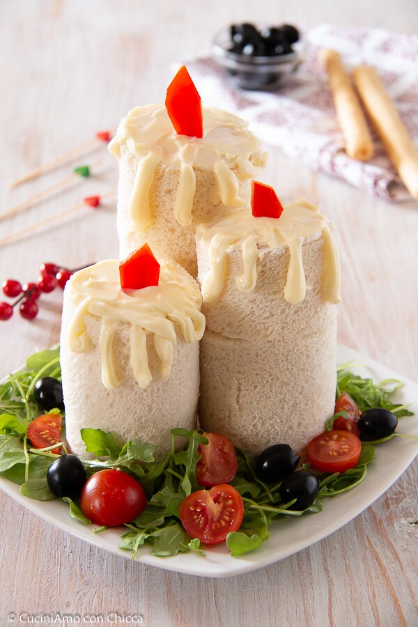 BOUGIES DE PAIN apéritif de fête très facile