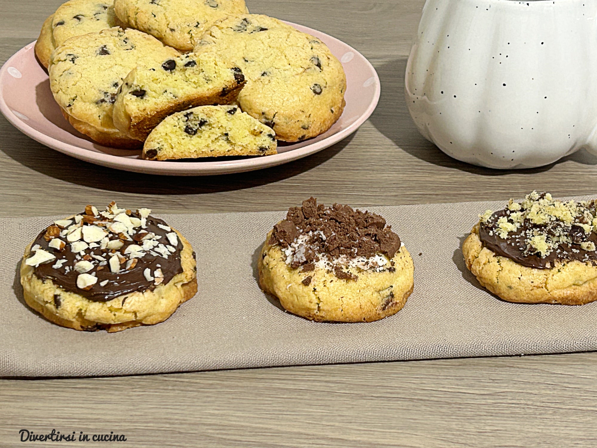 Biscuits au beurre et pépites de chocolat