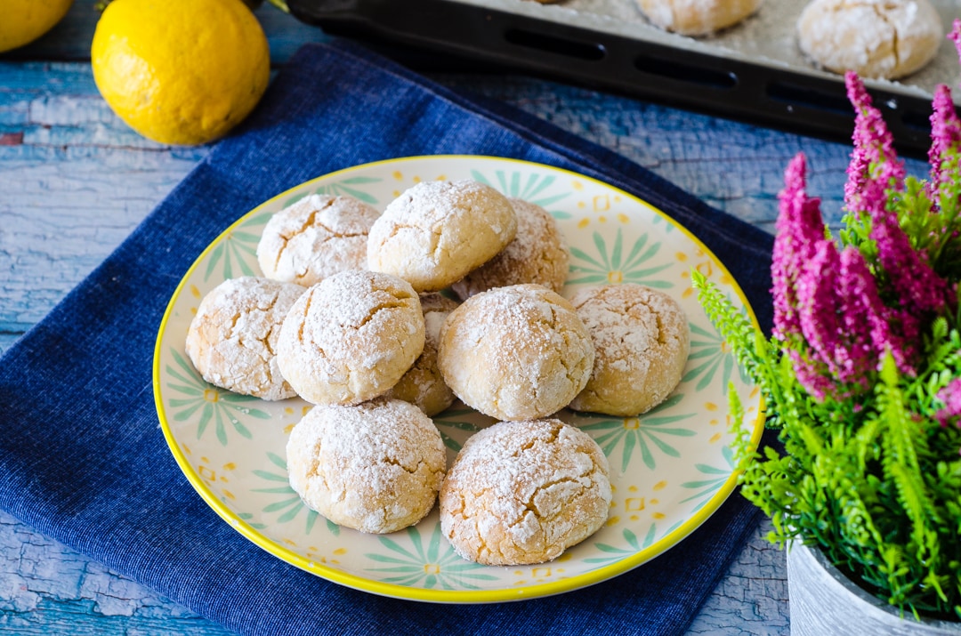 Biscuits moelleux au citron, simples, rapides et délicieux !
