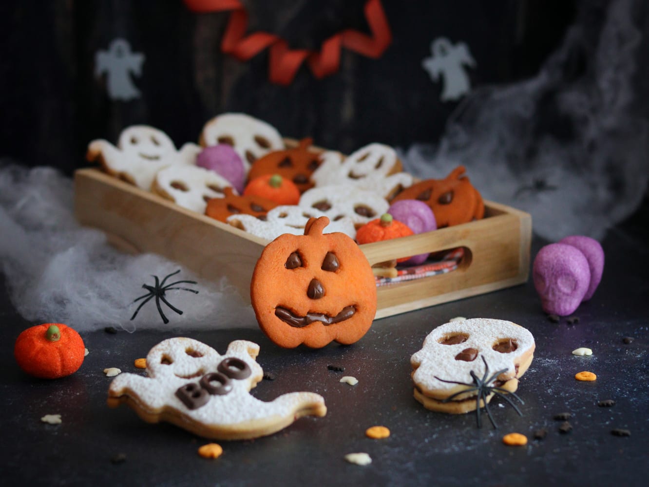 Biscuits d’Halloween à la Nutella