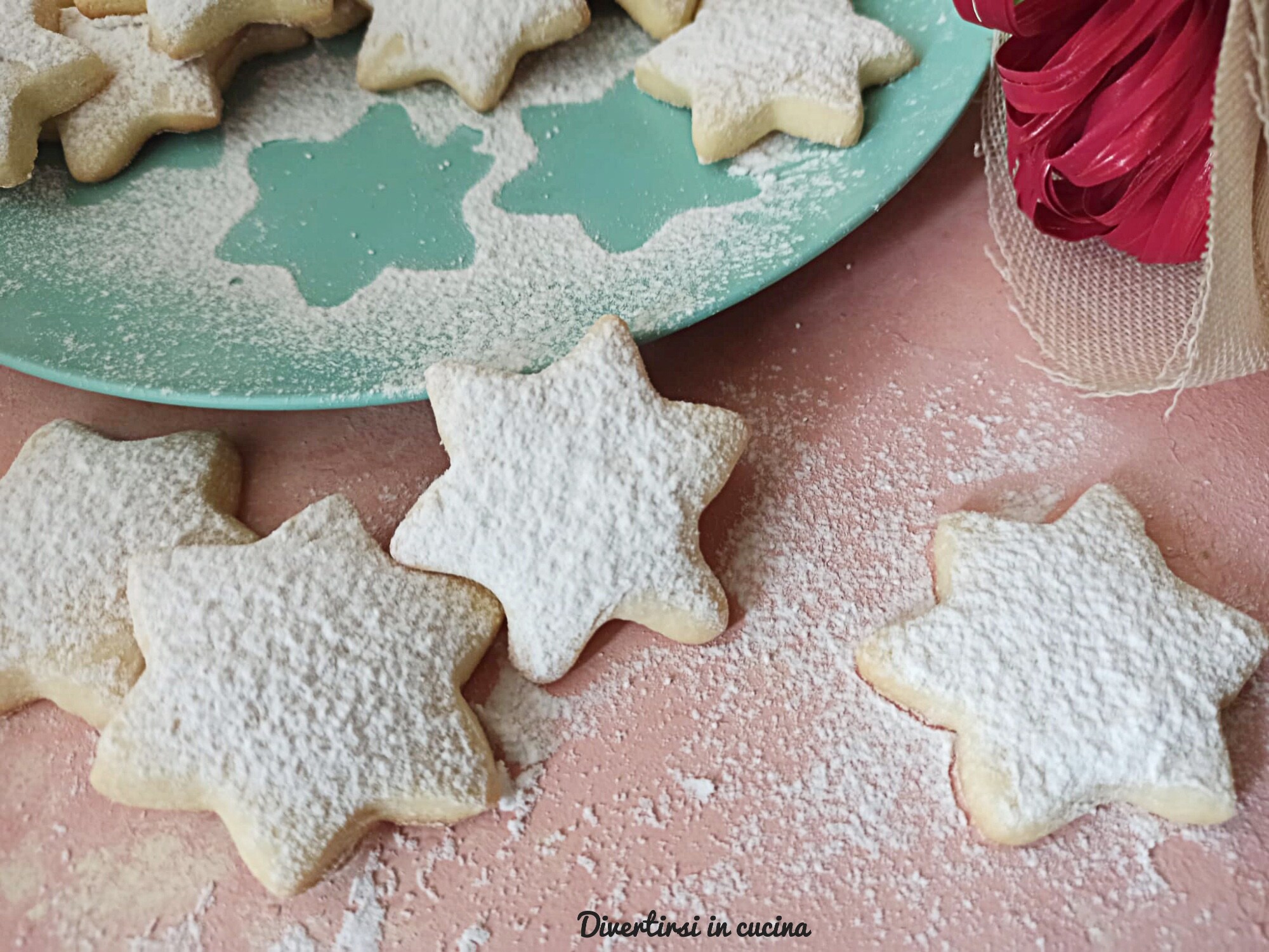 Étoiles de pâte sablée