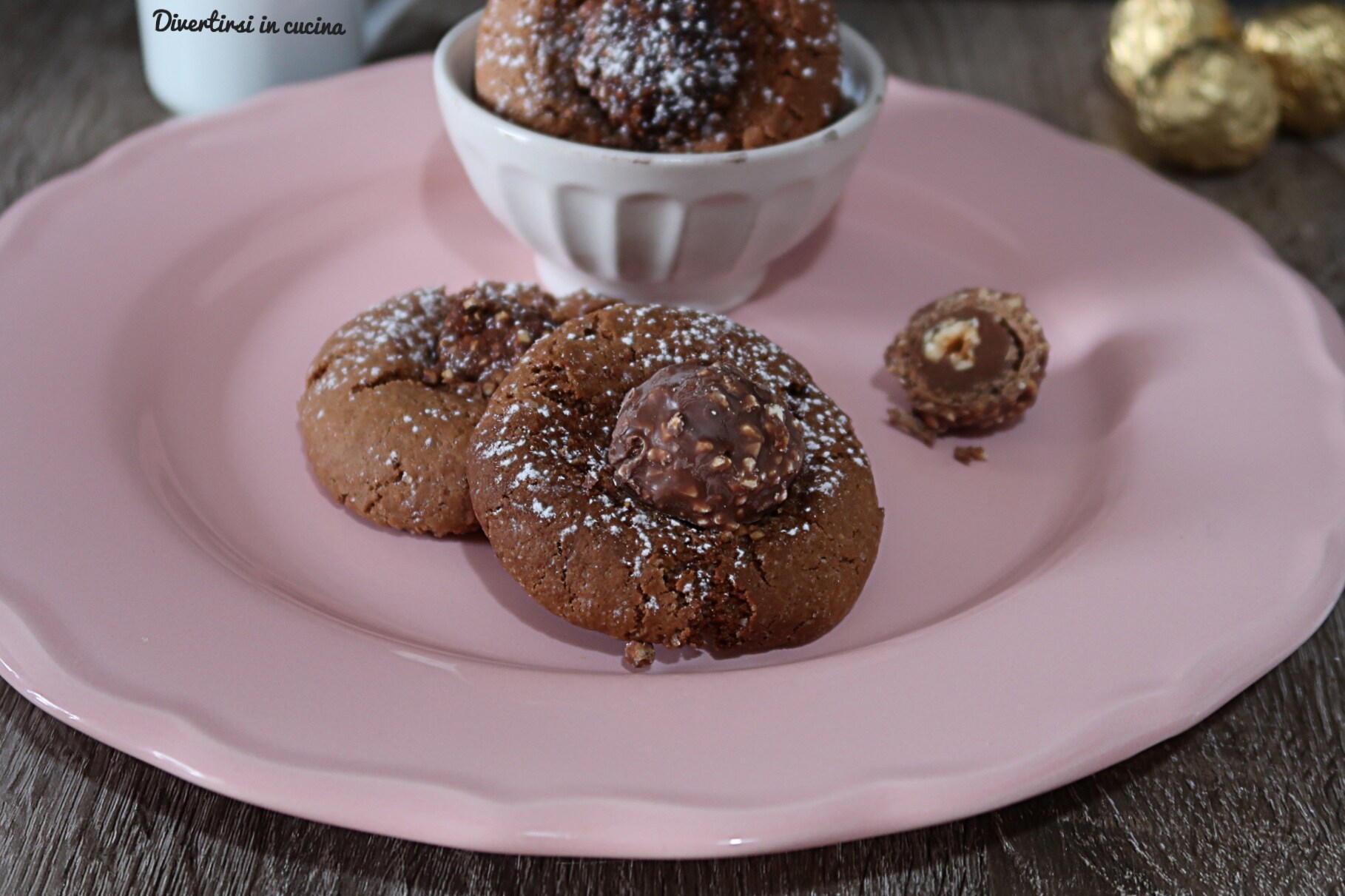 Biscuits avec des chocolats