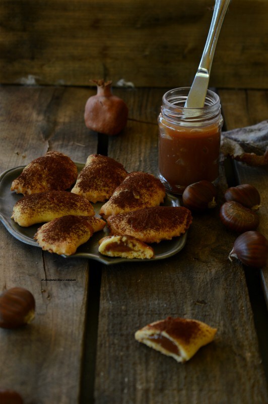 Biscuits fourrés à la crème de marrons