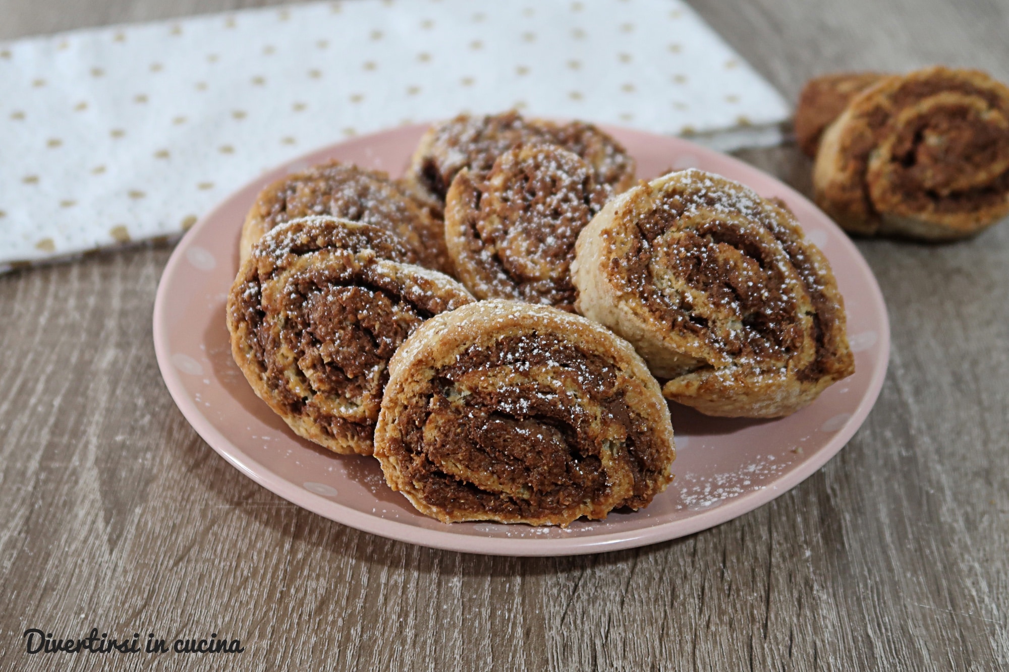 Biscuits roulés au yaourt