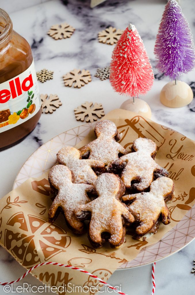 Bonshommes de pâte feuilletée à la Nutella
