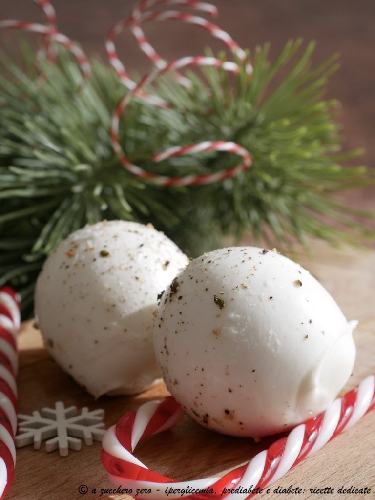 Bouchées de bufflonne au poivre snow ball