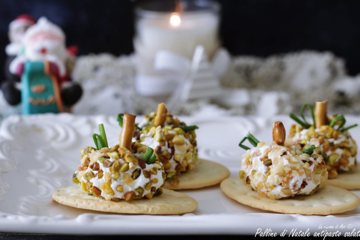 Boules de Noël apéritif salé très rapide