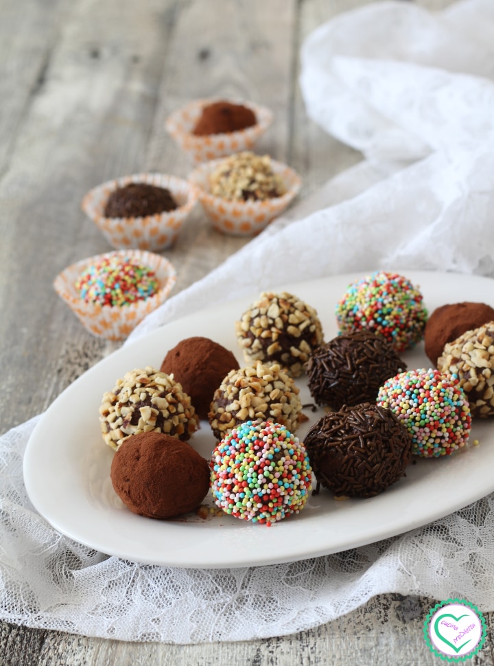 Boules de ricotta et cacao