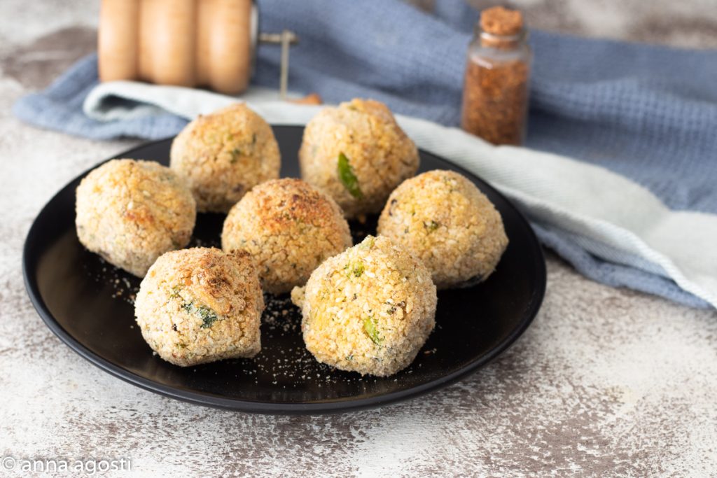 Boulettes de brocoli au four