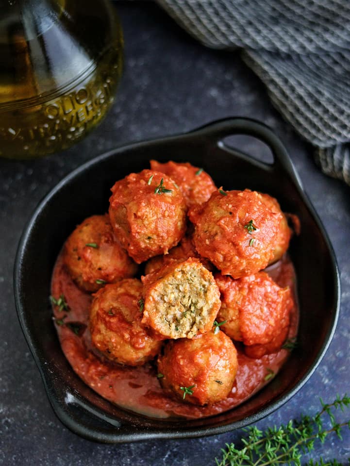 Boulettes de lentilles à la sauce
