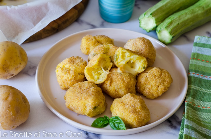 Boulettes de pommes de terre au four