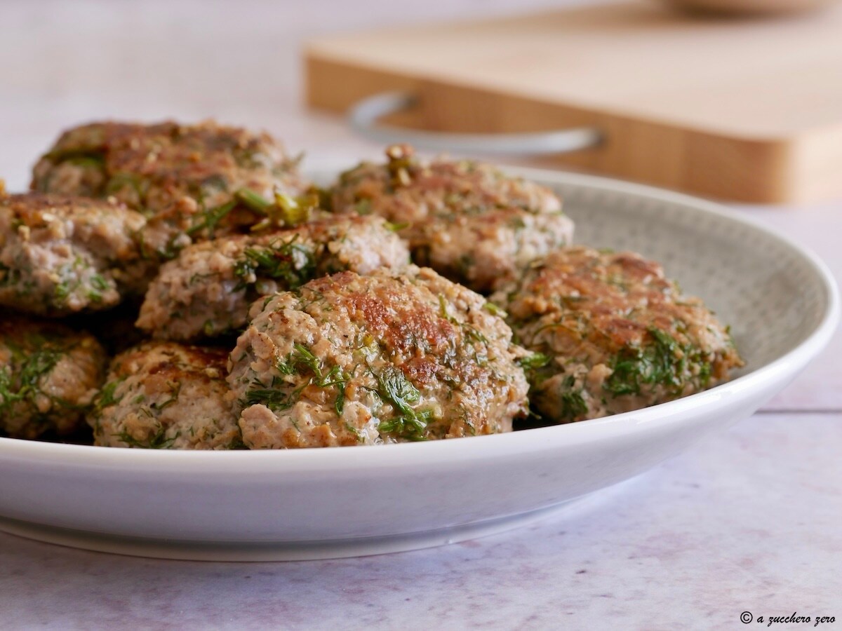 Boulettes de viande au fenouil sans œufs