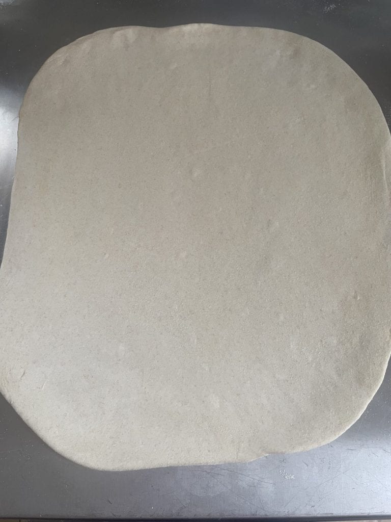 pâte de tigelle rapide étalée
