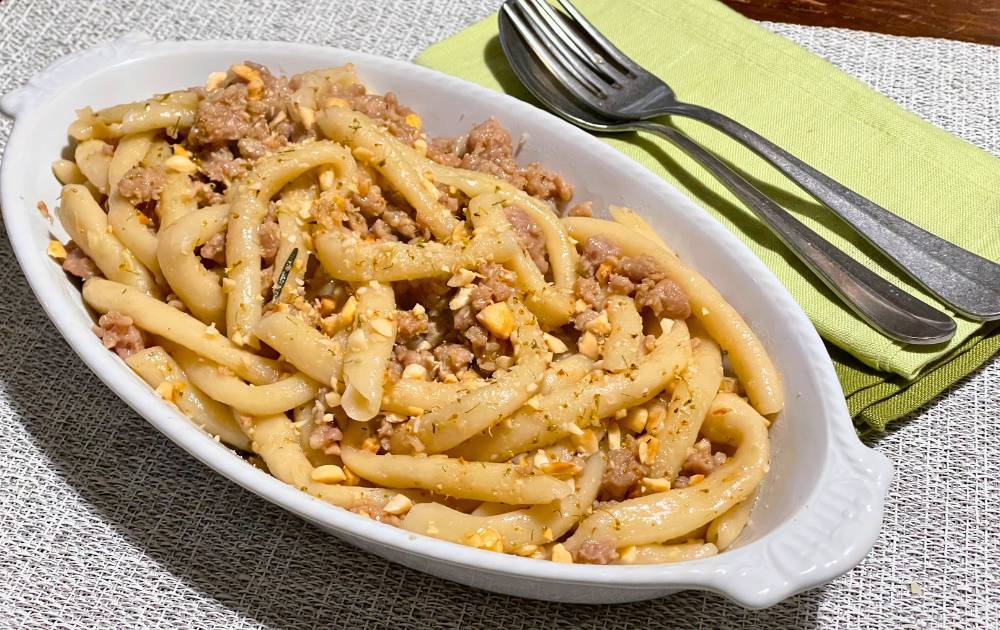 Ceciliani canepinesi à la sauce blanche