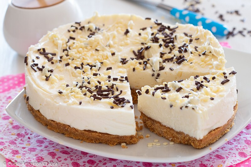 CHEESECAKE AU CHOCOLAT BLANC