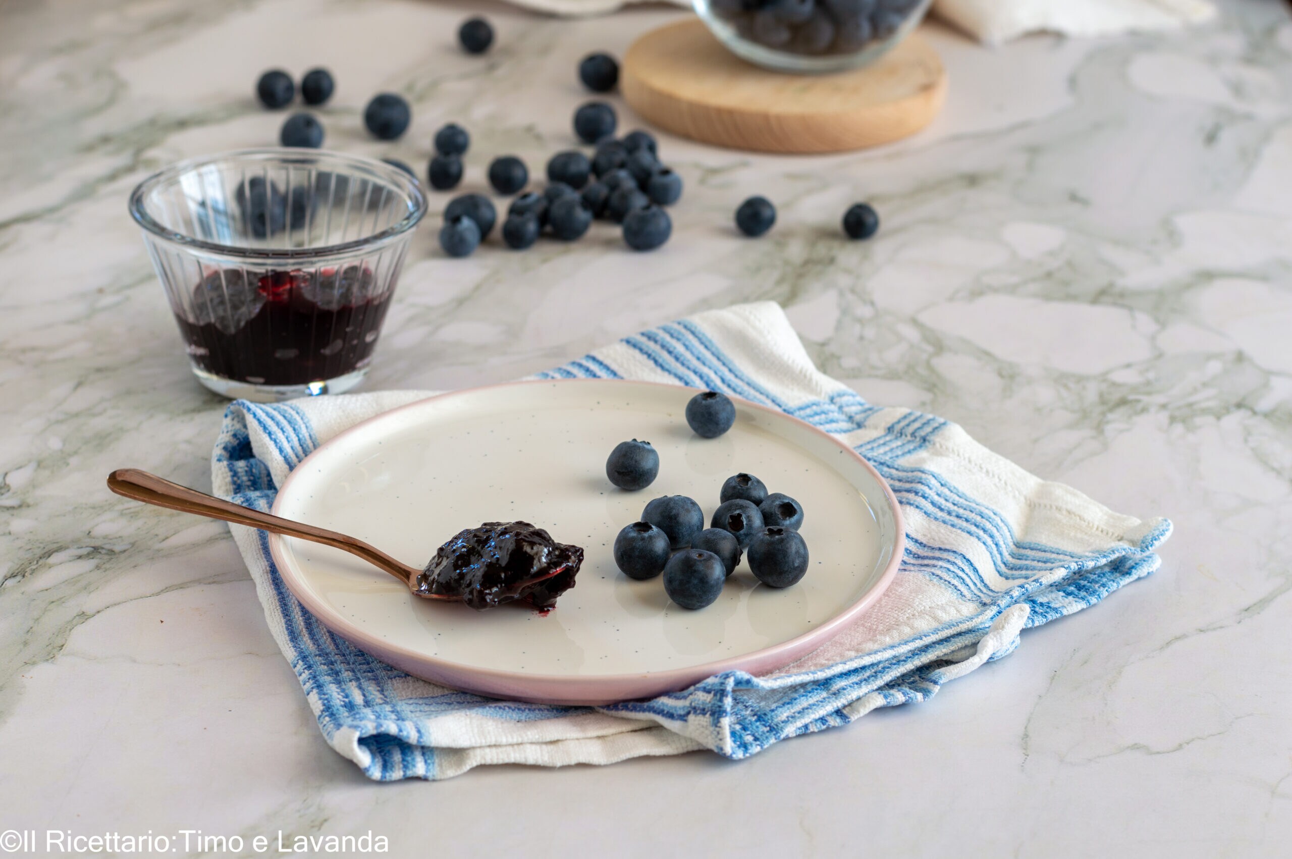 Confiture de myrtilles