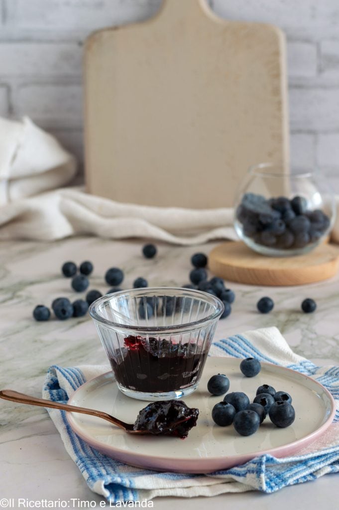 confiture de myrtilles