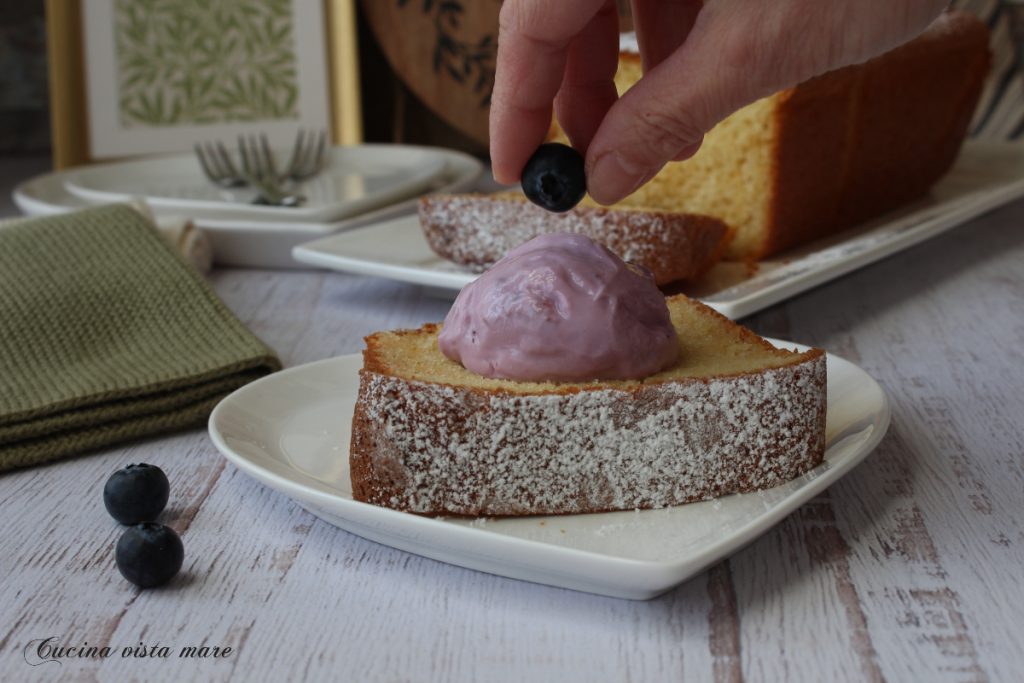 Cake au lait chaud Cuisine vue sur mer