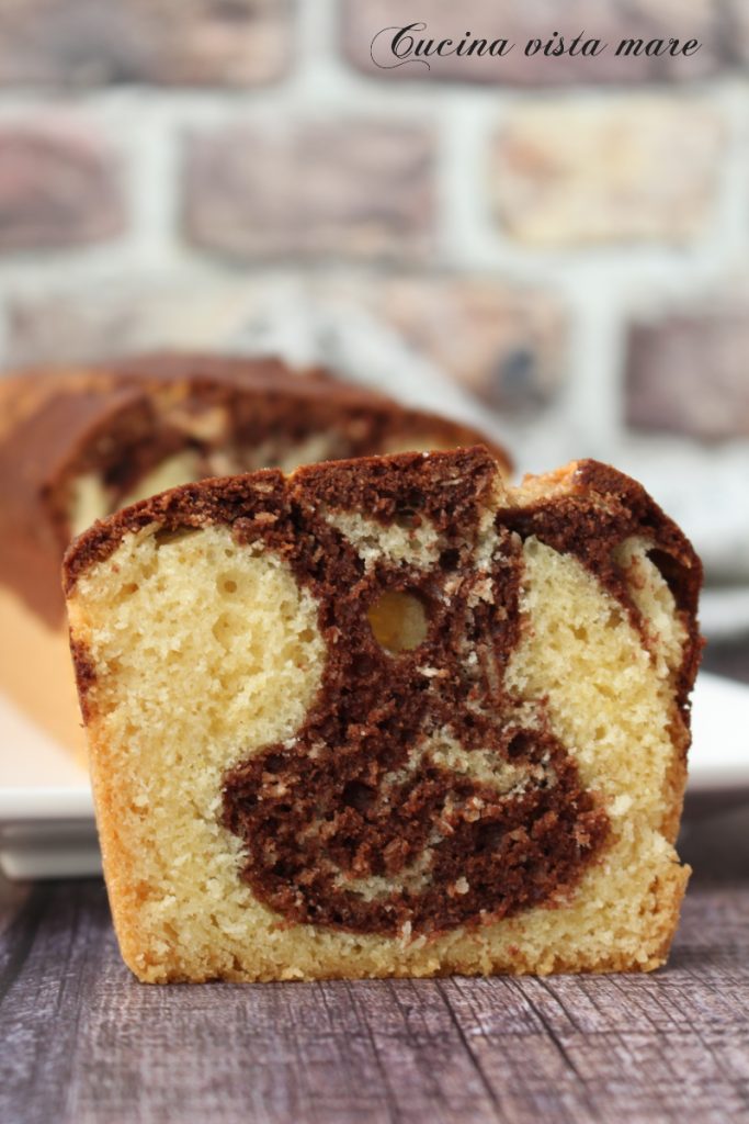 Cake marbré à la noix de coco Cuisine vue sur mer