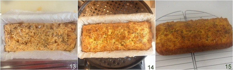 cuire le cake courge et speck au four