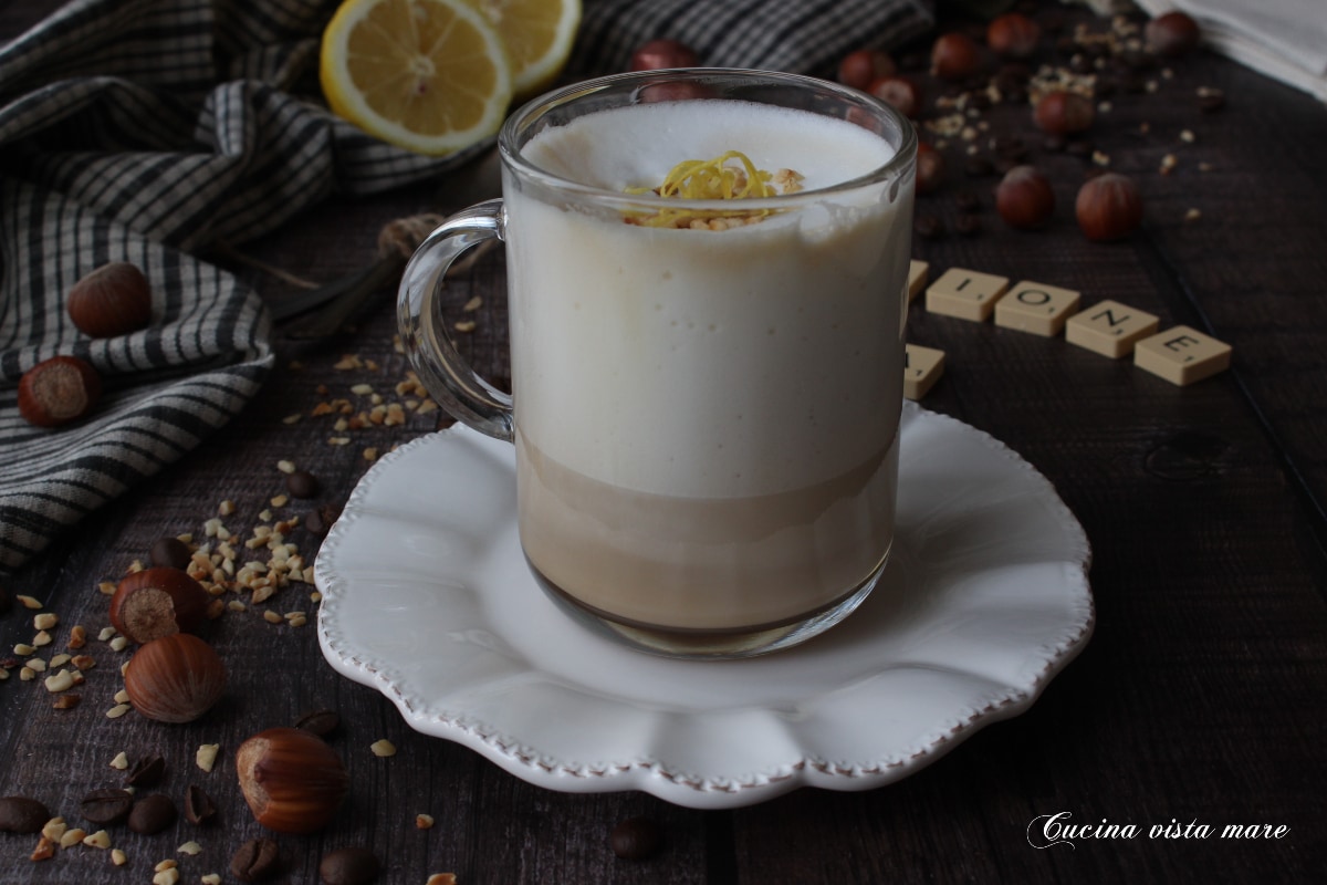 Cappuccino citron et noisette