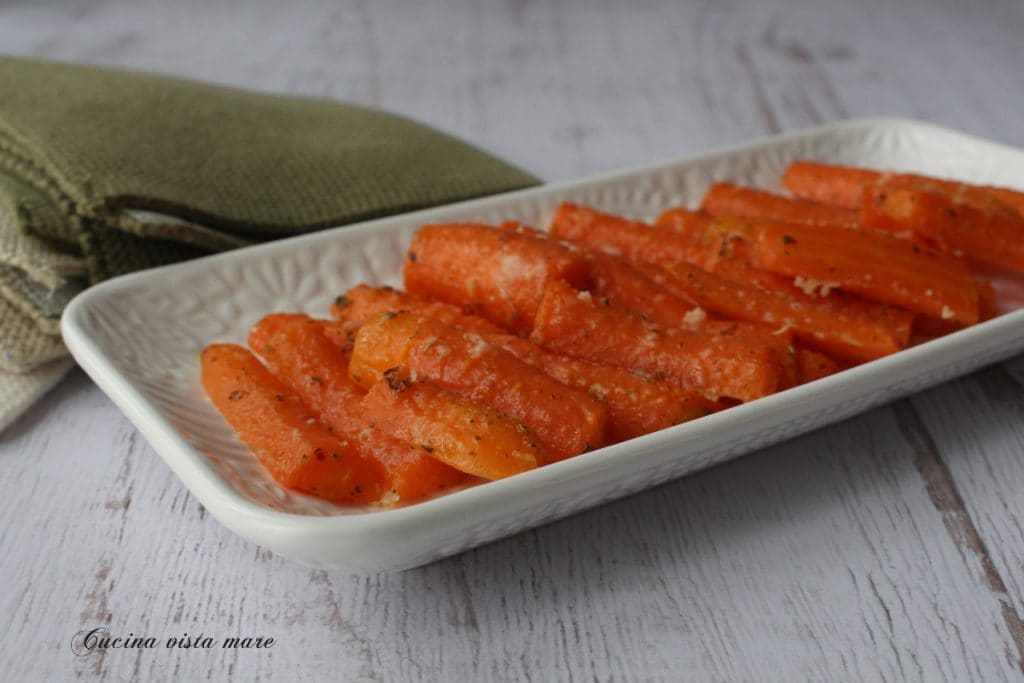 Carottes au parmesan Cuisine vue mer