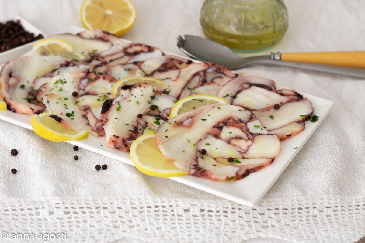Carpaccio de poulpe
