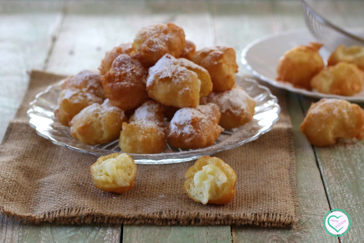 Castagnole catanesi à la crème